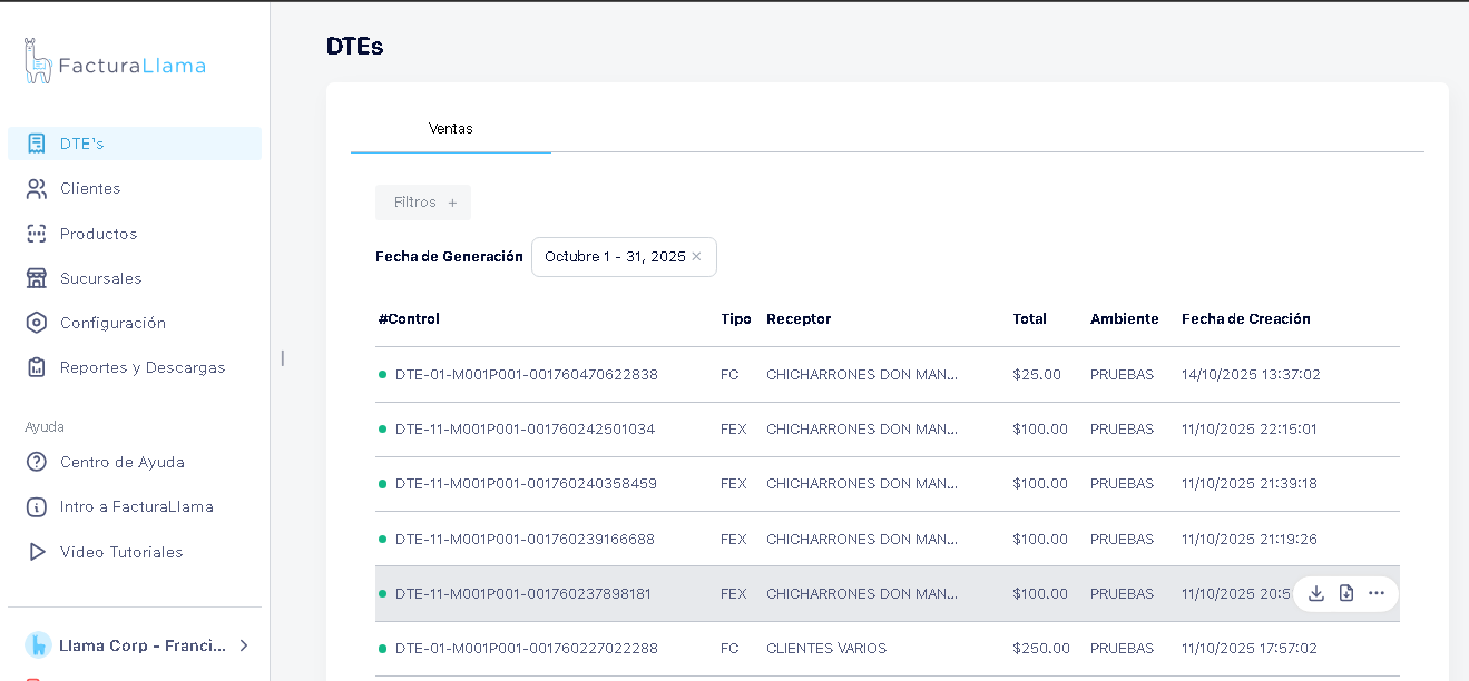 Interfaz de Bóveda Digital de ADAM